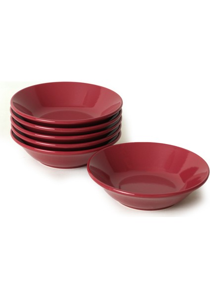 Hitit Carmen Kırmızı Yemek Tabağı 18 cm 6 Adet fiyatları