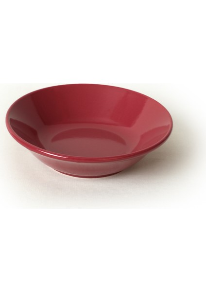 Hitit Carmen Kırmızı Yemek Tabağı 18 cm 6 Adet modelleri
