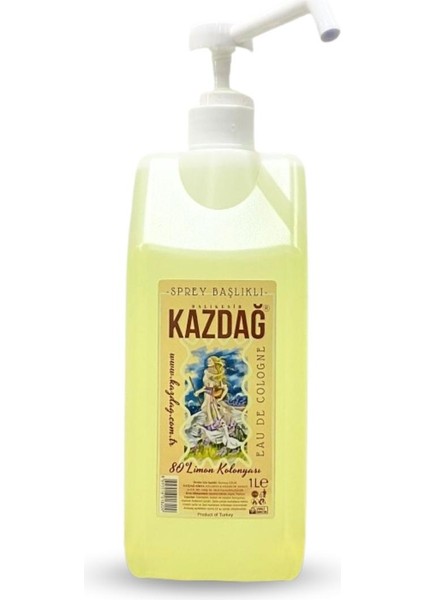 Limon Kolonyası - Litrelik Sprey Başlıklı