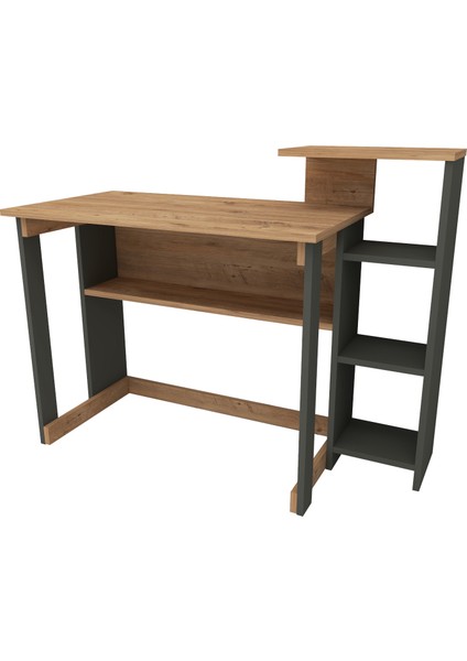 Saye 5 Raflı Kitaplıklı Çalışma Masası Beyaz indirimleri