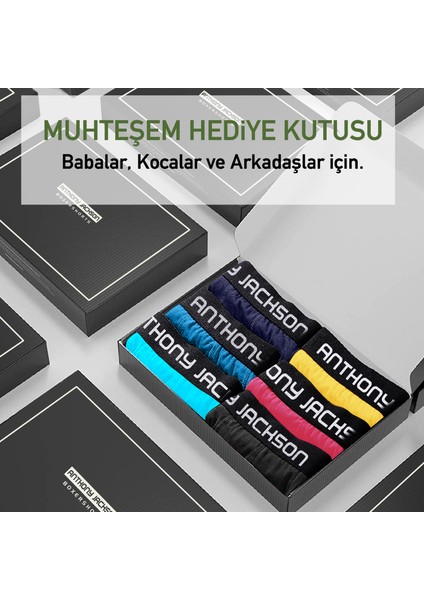 Likralı 6'lı Kutu Premium Erkek Boxer Venom fiyatları