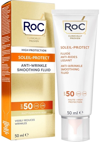 Soleil Protect Anti Wrinkle Fluid Spf 50 50 ml