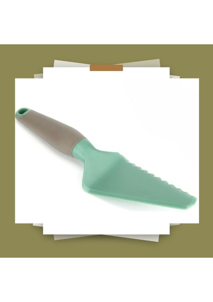 Mutfak Spatula Bıçak Yeşil Asma Delikli Kullanışlı Helping Premium Kalite