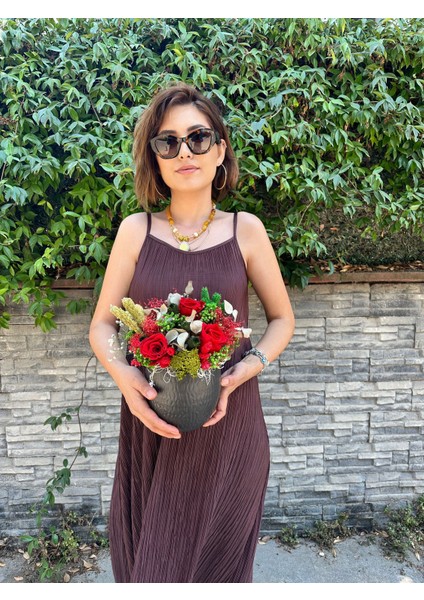 Solmayan Gül Aranjman modelleri