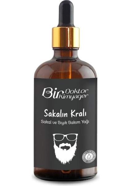 Bir Doktor Bir Kimyager Sakalın Kralı Sakal ve Bıyık Bakım Yağı 100 ml