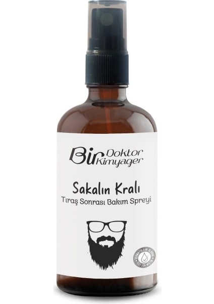 Bir Doktor Bir Kimyager Sakalın Kralı Tıraş Sonrası Bakım Spreyi 100 ml