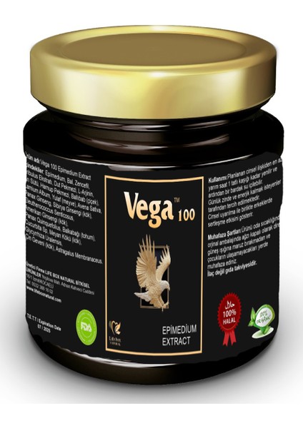 Vega 100 Tribulus Çakşır Ginseng Macun 230GR