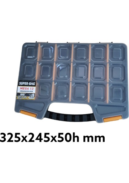 Asrın Plastik Süper Bag Mega 13 Organizer