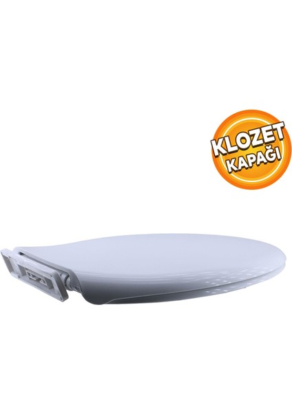 Icon Yavaş Kapama Klozet Kapağı Üstten Montaj Beyaz 9950-404