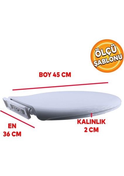 Icon Yavaş Kapama Klozet Kapağı Üstten Montaj Beyaz 9950-404 fiyatları