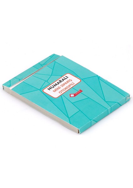 A6 1/50 Otokopili (Mini-Cep Tipi) Sipariş Adisyon Fişi- Garson(20 Li Paket) Numaralı fiyatları