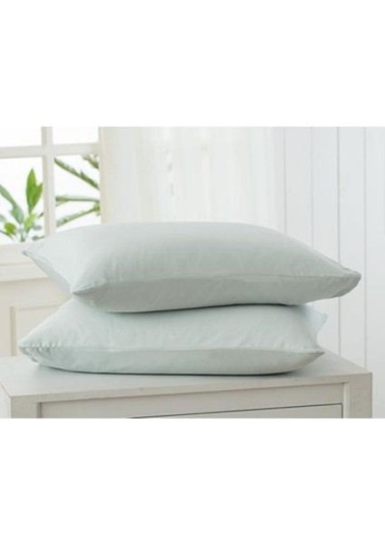Mint-Yeşili 2'li Yastık Kılıfı Beyaz Fermuarlı 50X70 cm fiyatları