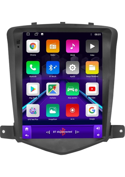 Chevrolet Cruze Android 10 Multimedya Carplay 2gb RAM+32GB HDD Navigasyon Tesla Ekran