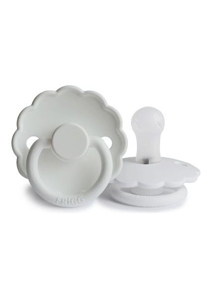 Frıgg Daisy Silikon Emzik - Bright White 0-6 Ay