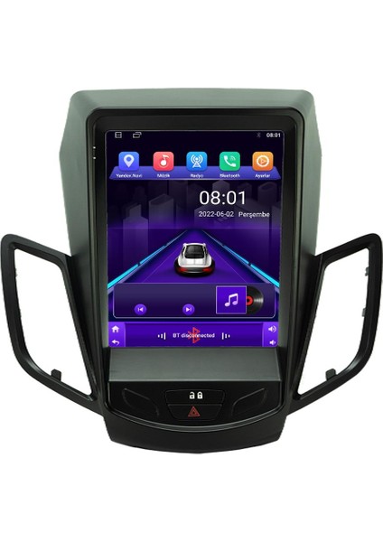 Ford Fiesta Android 10 Multimedya Carplay 2gb RAM+32GB HDD Navigasyon Tesla Ekran indirimleri