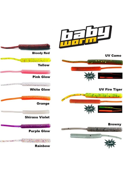 Baby Worm 5.2 cm Floating Lrf Silikonu fiyatları