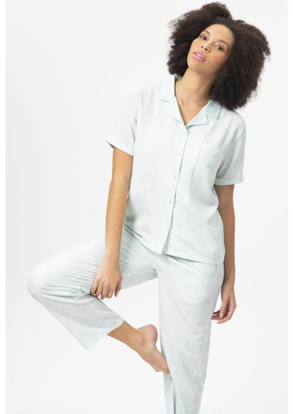 W20413 Düğmeli Kadın Pijama Üstü fiyatları
