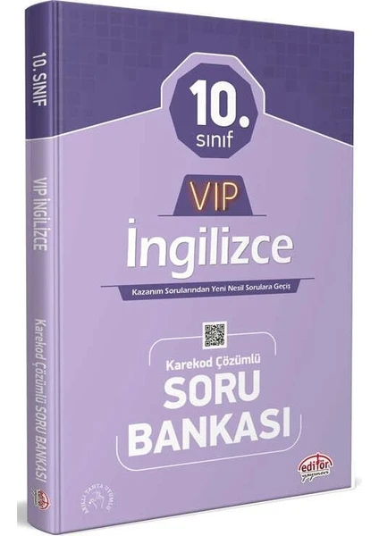 Editör Yayınları 10. Sınıf Ingilizce Soru Bankası