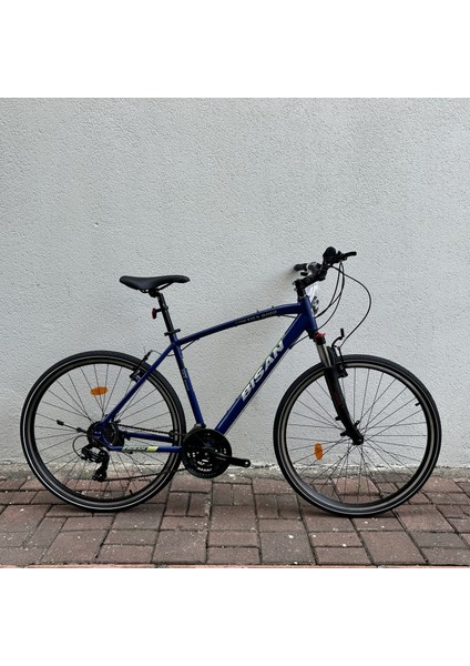 Trx 8100 21 Vites V Trekking Bisiklet Lacivert - Yeşil/beyaz 52CM