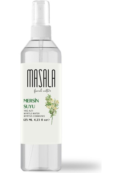 Mersin Suyu 125 ml - Myrtle Floral Water - Sebum ve Yağ Dengeleyici Hidrosol