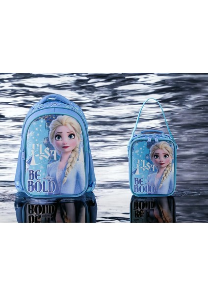 Frozen Ilkokul Çantası Salto Be Bold ve Beslenme Çantası