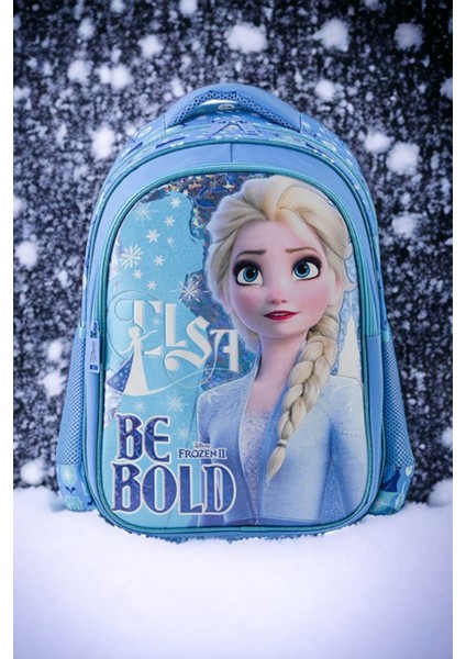 Frozen Ilkokul Çantası Salto Be Bold ve Beslenme Çantası