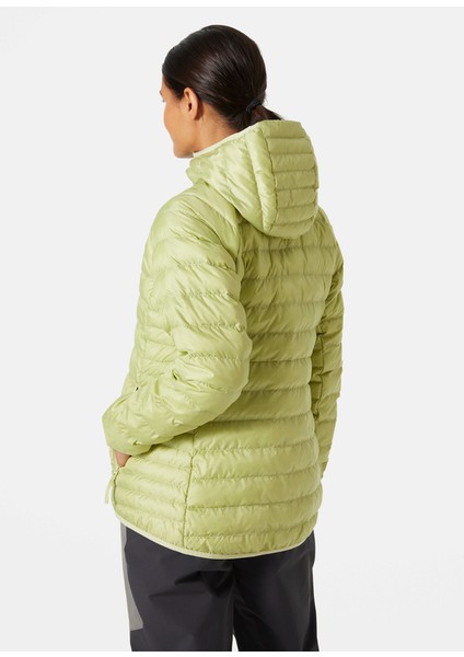 W Banff Hooded Insulator Kadın Yeşil Mont 63252-498 fırsatları