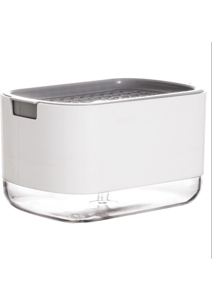 Mutfak Bulaşık Sabunu Ve Deterjan Pratik Pompalı Hazneli Sıvı Sabunluk Ve Sünger Dispenseri indirimleri