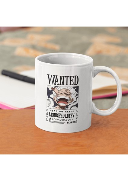 One Piece Luffy Gear 5 Wanted Kupa Bardak