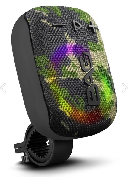 Bisiklet Uyumlu Gidon Kemer Aparatlı Bluetooth Hoparlör Kamuflaj