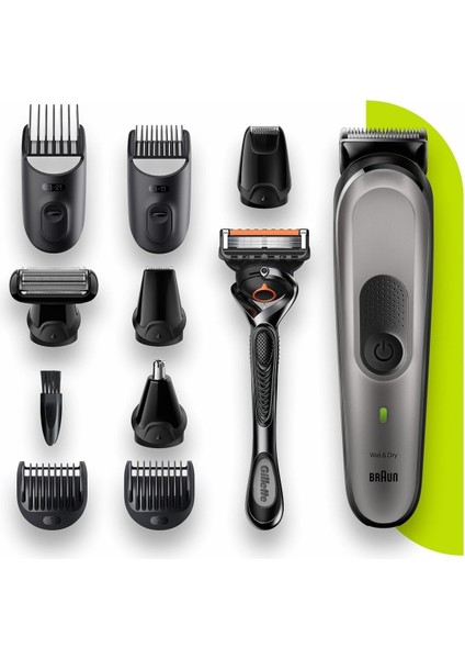 Mgk 7320 Erkek Bakım Kiti 10’u 1 Arada Şekillendirici + Gillette Hediye