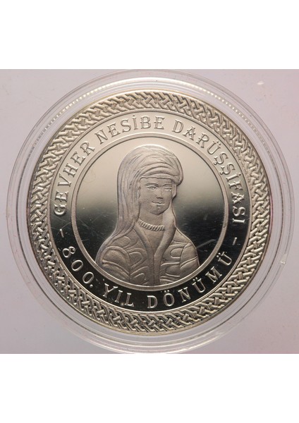 Gevher Nesıbe Darüşşiffası 88. Senesi Darphane Hatıra Parası 2006 Sertifikalıkitapçığı ile