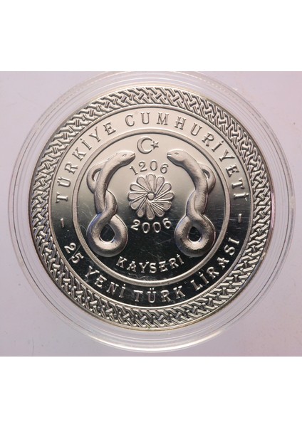 Gevher Nesıbe Darüşşiffası 88. Senesi Darphane Hatıra Parası 2006 Sertifikalıkitapçığı ile fiyatları