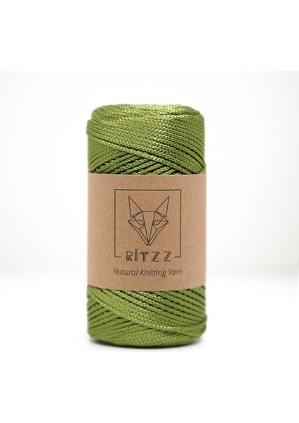 Floş Makrome Ipi / 2 mm / Yeşil