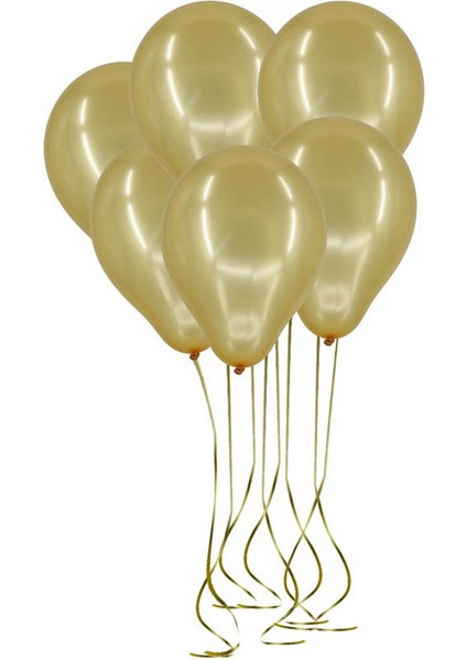 - 100 Adet Metalik Balon Gold 12 Inç - 30 Cm Nrmsa
