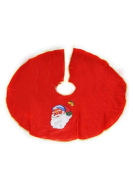 - Yılbaşı Çam Ağacı Altı Örtüsü Noel Babalı Örtü Kırmızı