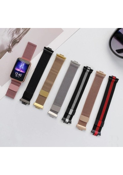 Huawei Watch Fit 2 Uyumlu Metal Mıknatıslı Kordon modelleri