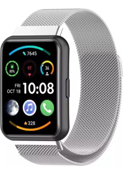 Huawei Watch Fit 2 Uyumlu Metal Mıknatıslı Kordon