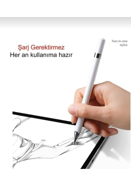 Cover Center  Dokunmatik Passive Stylus Kalem Tablet Telefon Bilgisayar Dokunmatik Kalemi