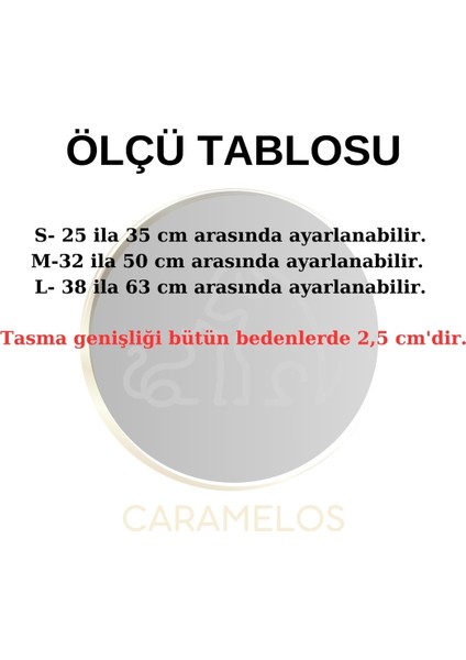 Caramelos Carmelos Ayarlanabilir Köpek Boyun Tasması -Medium