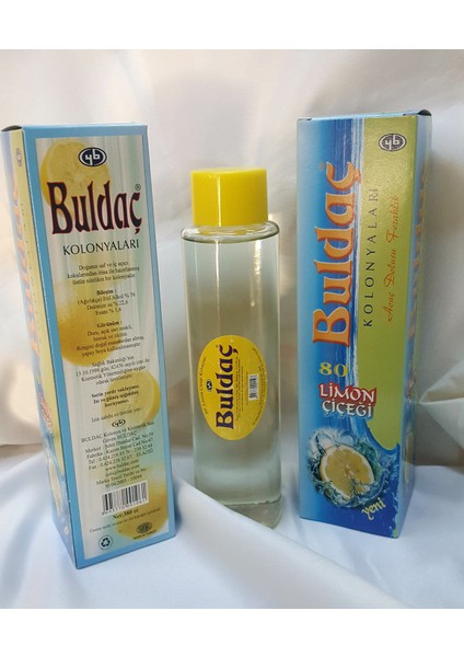 Limon Kolonyası Cam Şişe 80 Derece 380 ml
