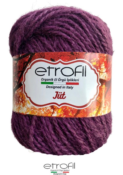 Jut El Örgü Ipi (2 Adet) - 76031 Mor