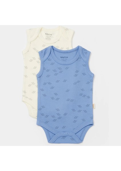 %100 Organic Cotton 2 Li Askılı Bebek Zıbın Atlet CSYM1111 fiyatları