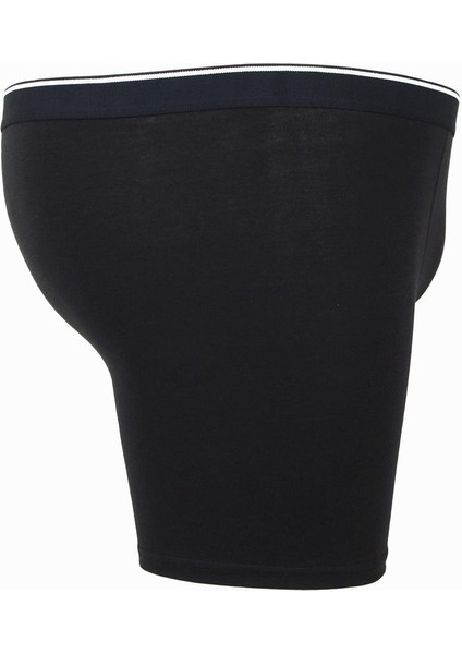 Mocgrande Erkek Büyük Beden Likralı Uzun Paça Boxer 11906 Sıyah modelleri