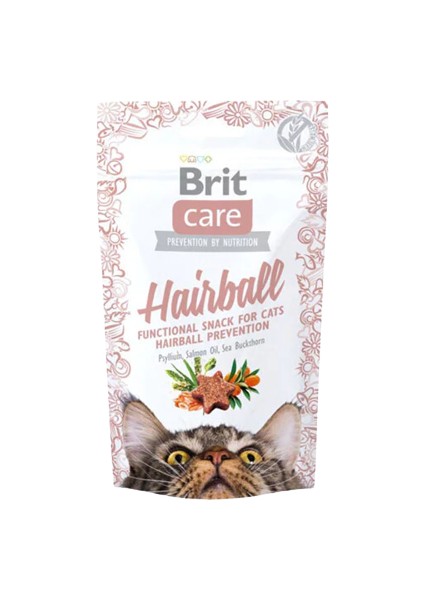 Brit Care Cat Snack Hairball Tüy Yumagı Engelleyici Kedi Ödülü 50 gr