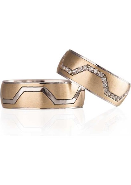 Melodi Modeli Bay Gümüş Alyans