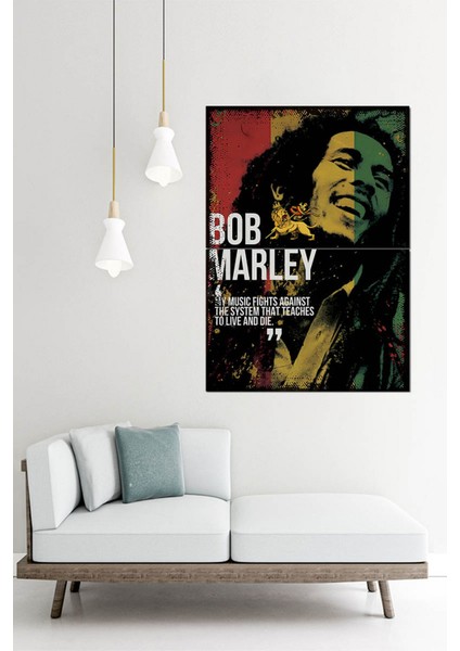 Bob Marley Model Mdf Tablo 70X100 cm