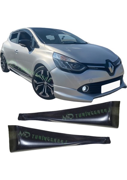 Renault Clio 4 2012-2019 Boyasız Plastik Custom Marşpiyel Takımı