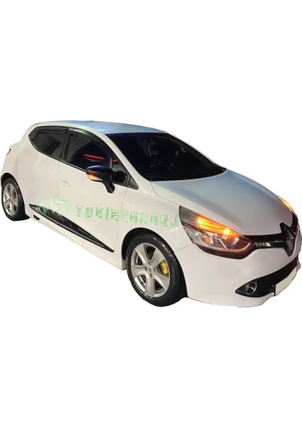 Renault Clio 4 2012-2019 Boyasız Plastik Custom Marşpiyel Takımı