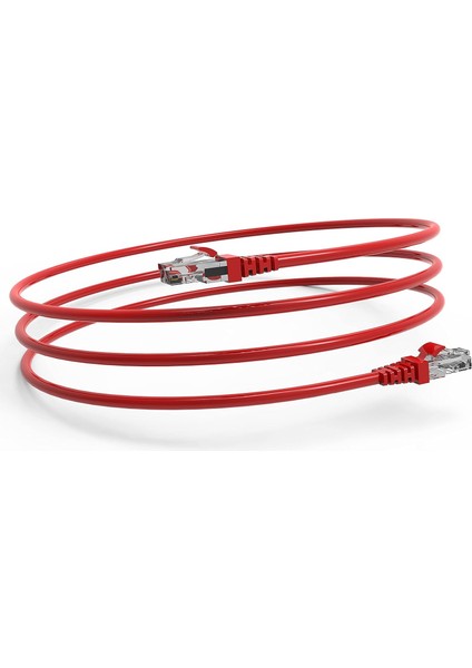 ICAT6-02TK Cat6 Kablo, 2 Metre, Kırmızı